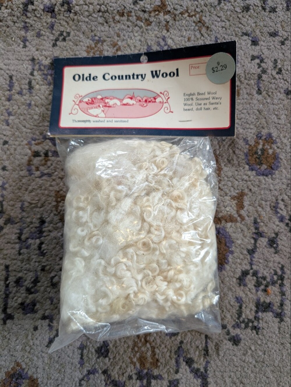 Vintage‎ Olde Country Wool English Bred Scoured All Cooped Up NEW IN PACKAGE